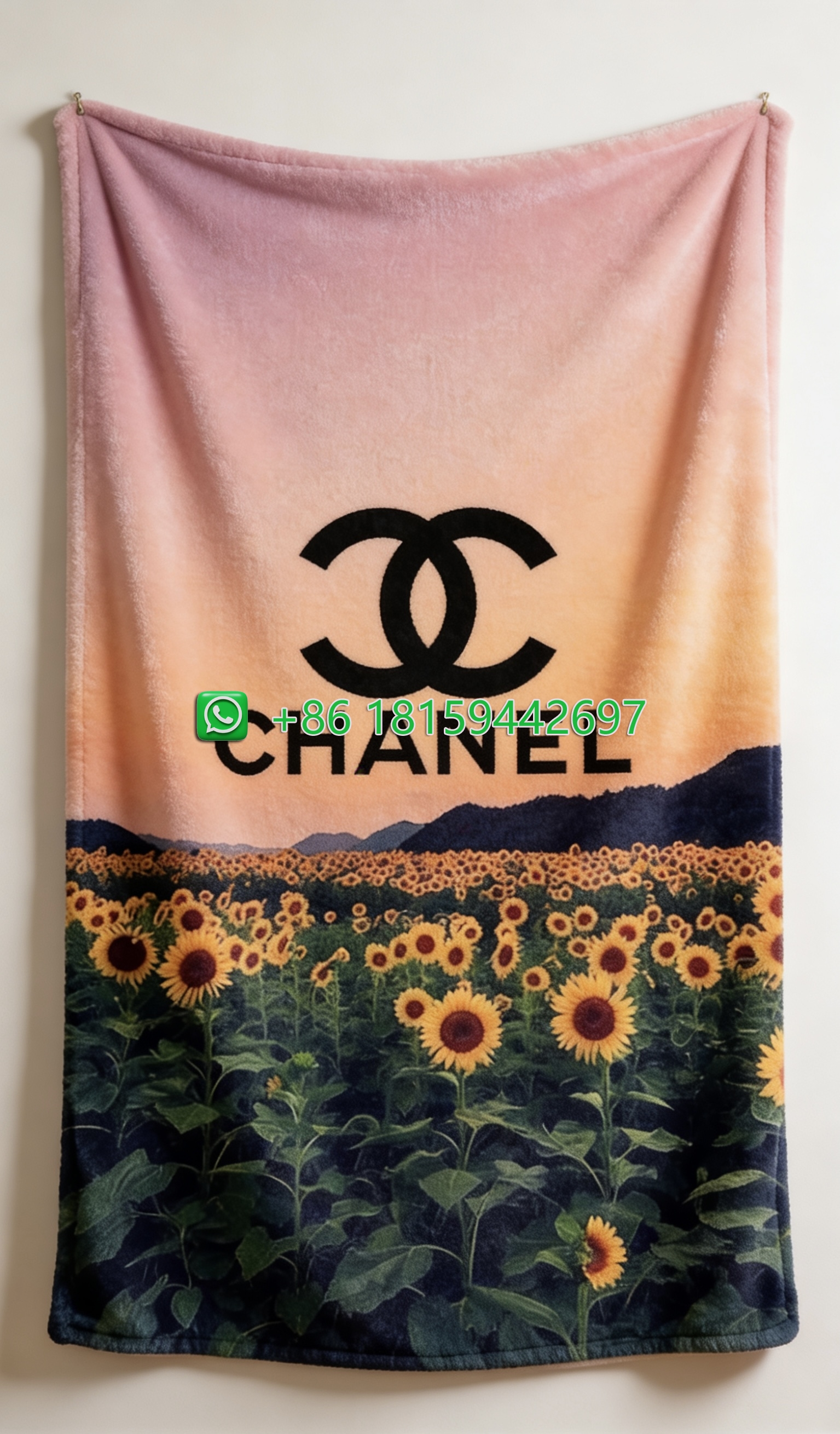 Chanel Throw Blankets